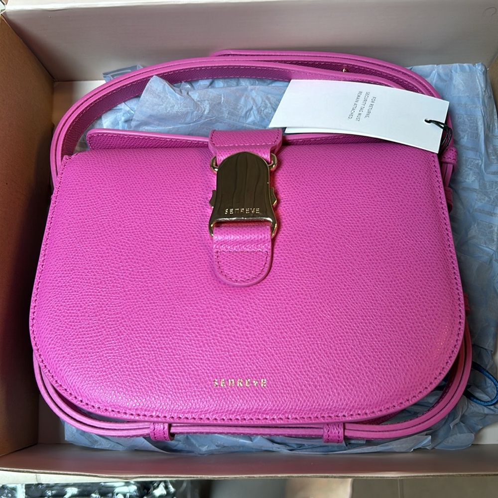 Senreve Cadence Crossbody, Pebbled Pink leather - Picture 8 of 8